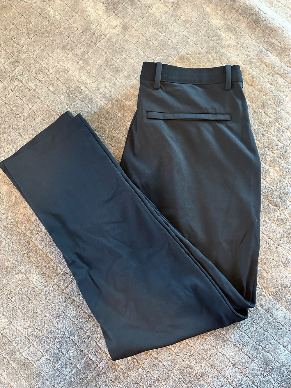 Uniqlo Men's Black Dress Pants - Slim Tailored Look